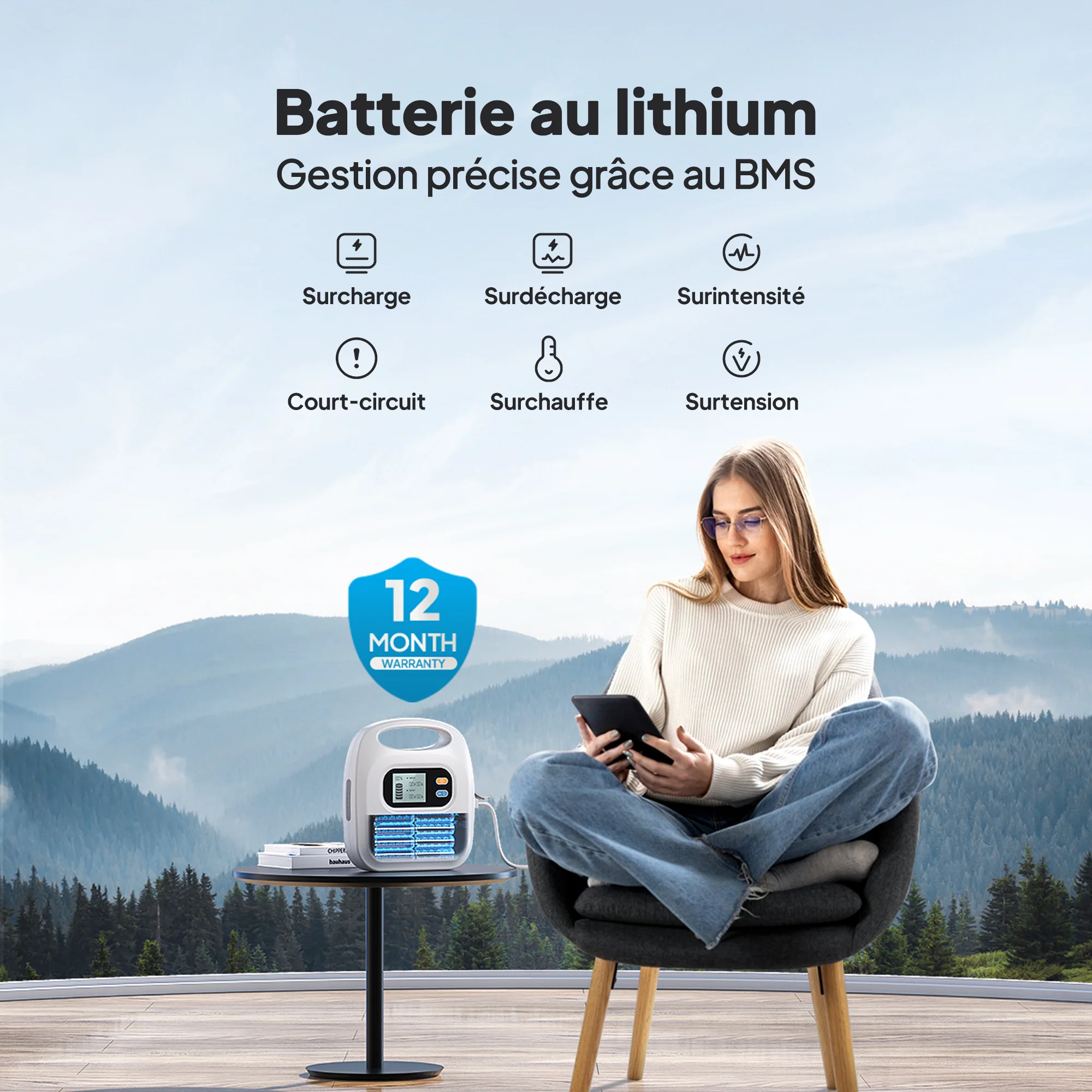 BLUETTI X30 Batterie externe CPAP de 297 Wh pour le camping, les voyages et les urgences - Image 5
